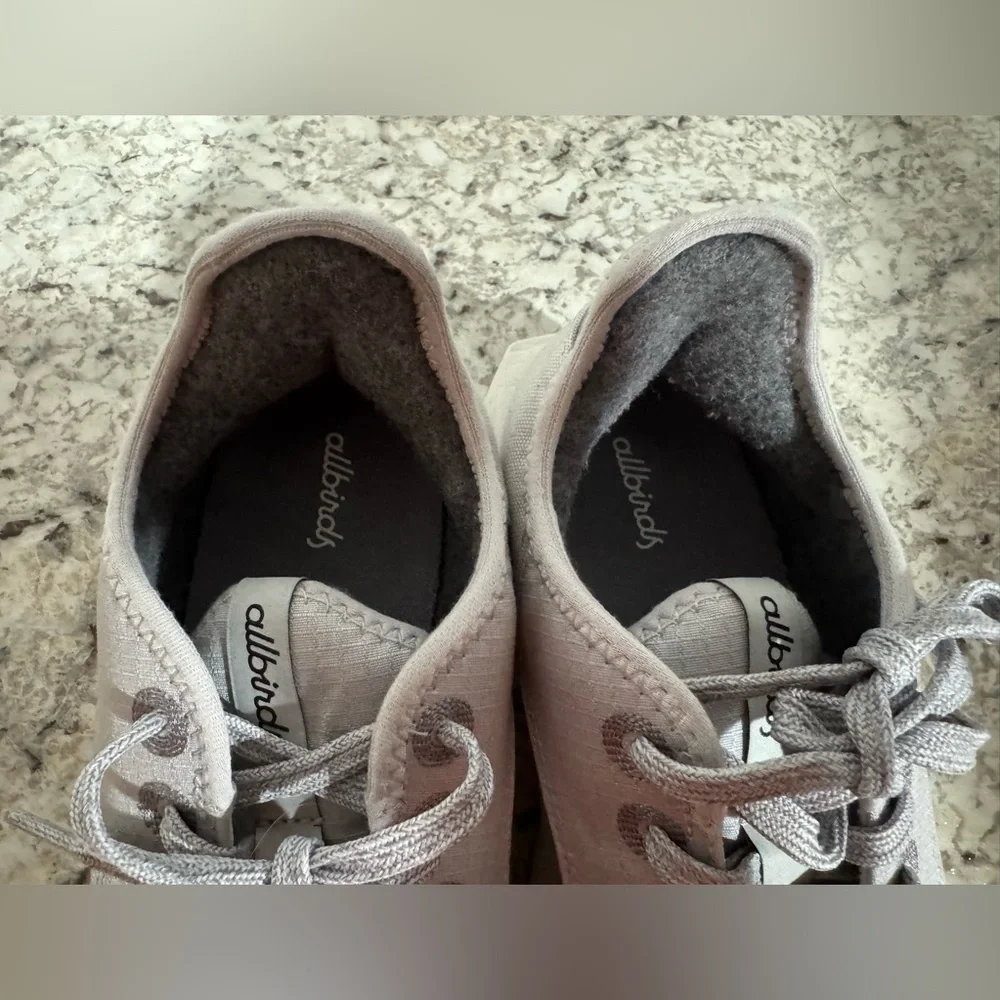 Allbirds Women's Risers Blizzard Low Top Trainers Sneakers Size 10 Gray White